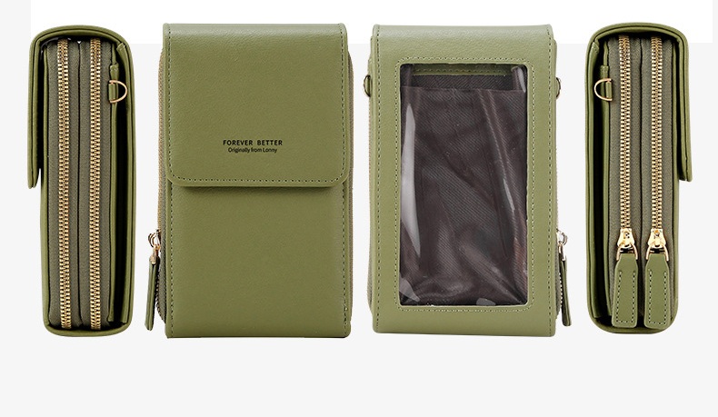 Sophisticated Crossbody Bag 9065-H Brown