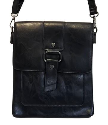 Trendy Crossbody Bag 1333-B Black