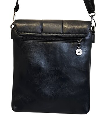 Trendy Crossbody Bag 1333-B Black