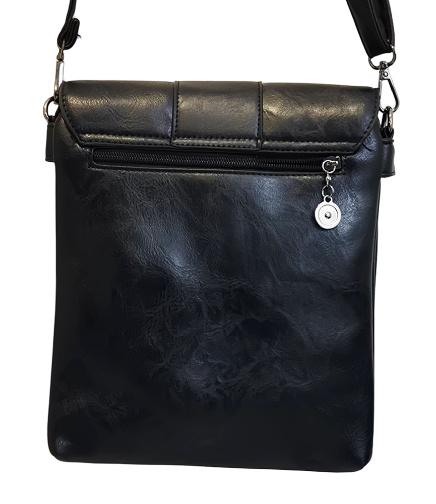 Trendy Crossbody Bag 1333-B Black