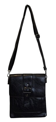 Trendy Crossbody Bag 1333-B Black