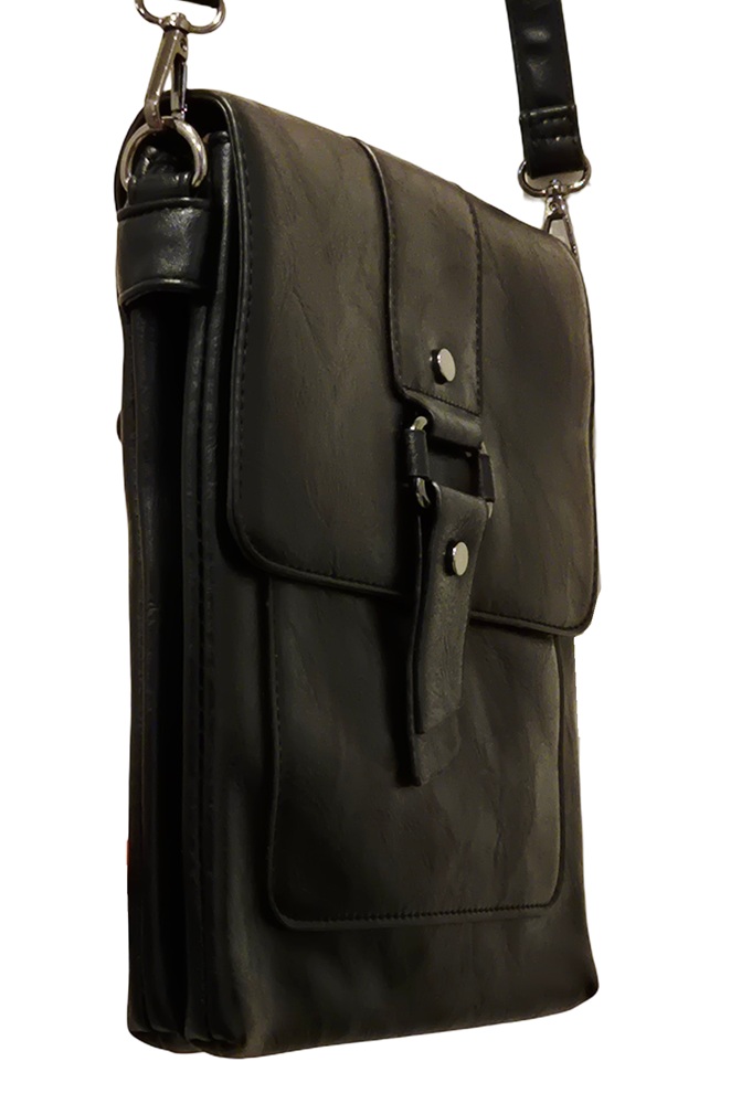 Trendy Crossbody Bag 1333-B Black
