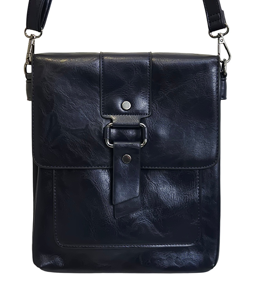 Trendy Crossbody Bag 1333-D Navy Blue