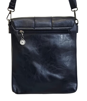Trendy Crossbody Bag 1333-D Navy Blue