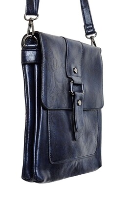 Trendy Crossbody Bag 1333-D Navy Blue