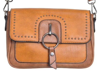 Modern Crossbody Bag 7380-C Coffee/Brown