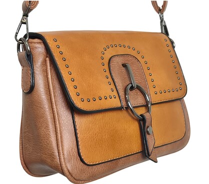 Modern Crossbody Bag 7380-C Coffee/Brown