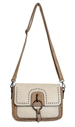 Modern Crossbody Bag 7380-E Cream/Beige