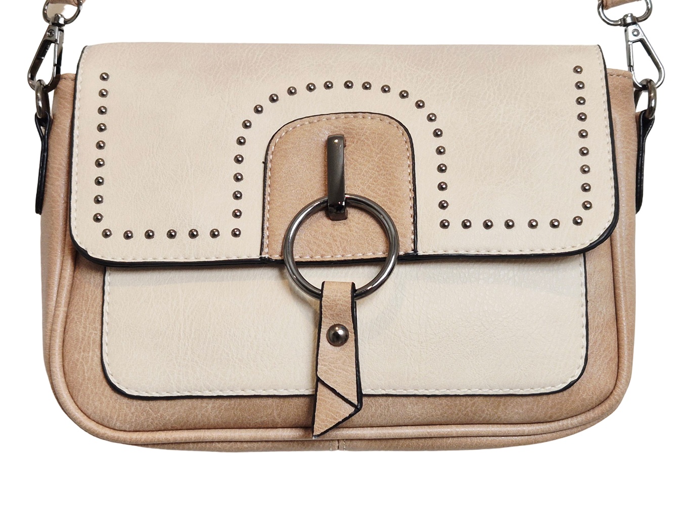 Modern Crossbody Bag 7380-E Cream/Beige