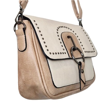 Modern Crossbody Bag 7380-E Cream/Beige