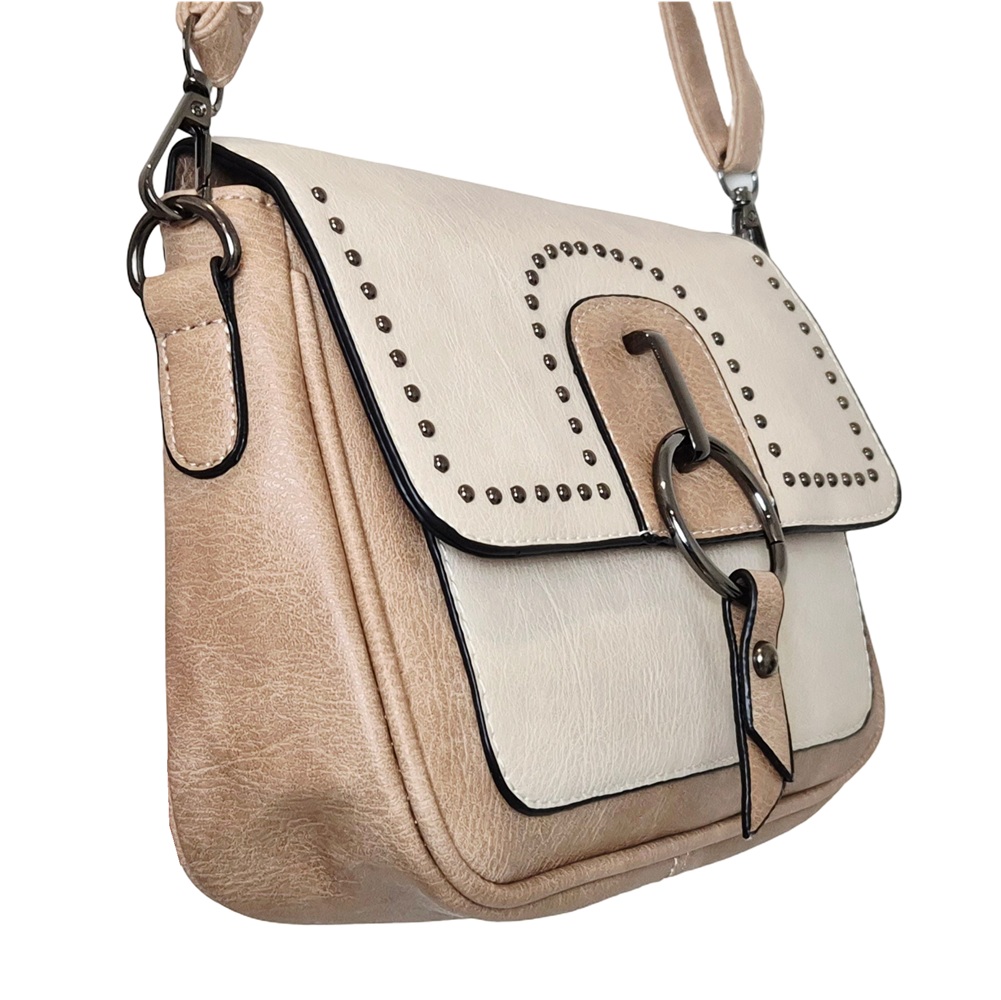 Modern Crossbody Bag 7380-E Cream/Beige