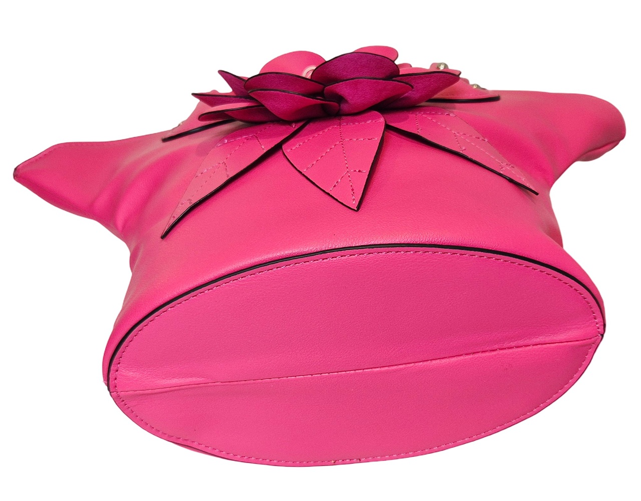 Elegant Flower Handbag 1030-A Pink