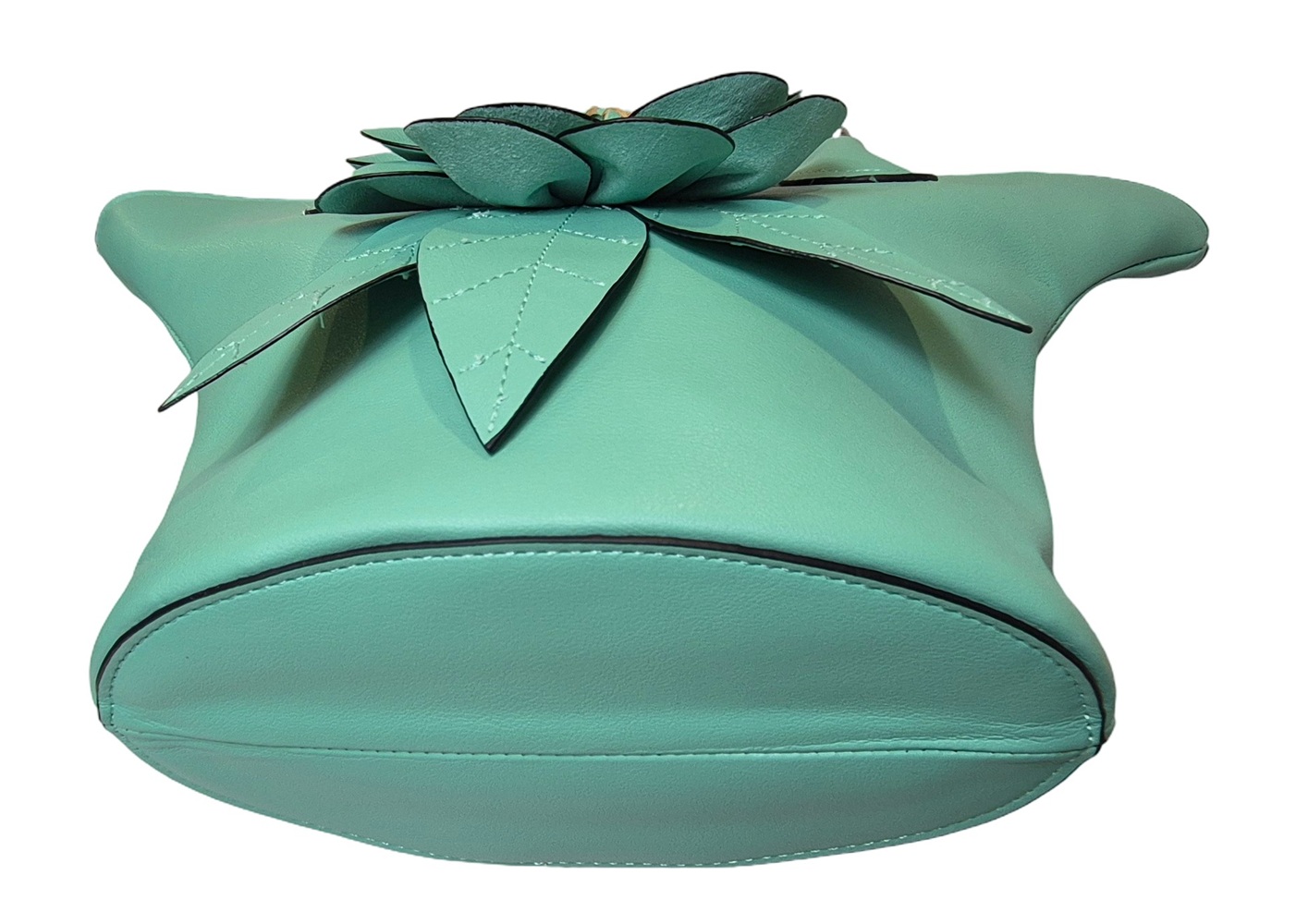 Elegant Flower Handbag 1030-C Turquoise