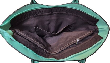 Elegant Flower Handbag 1030-C Turquoise