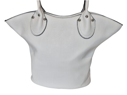 Elegant Flower Handbag 1030-F White