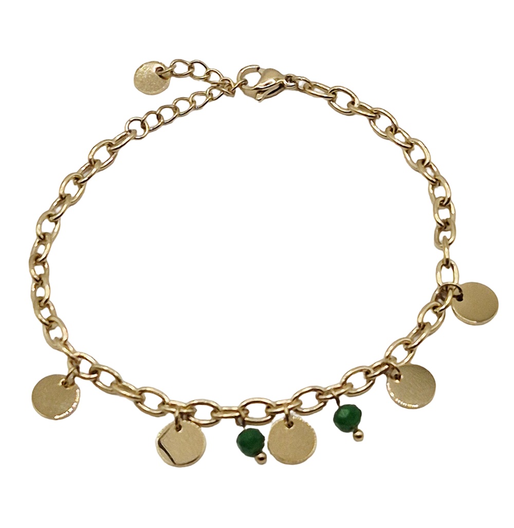 Emerald Charm Bracelet JB6671