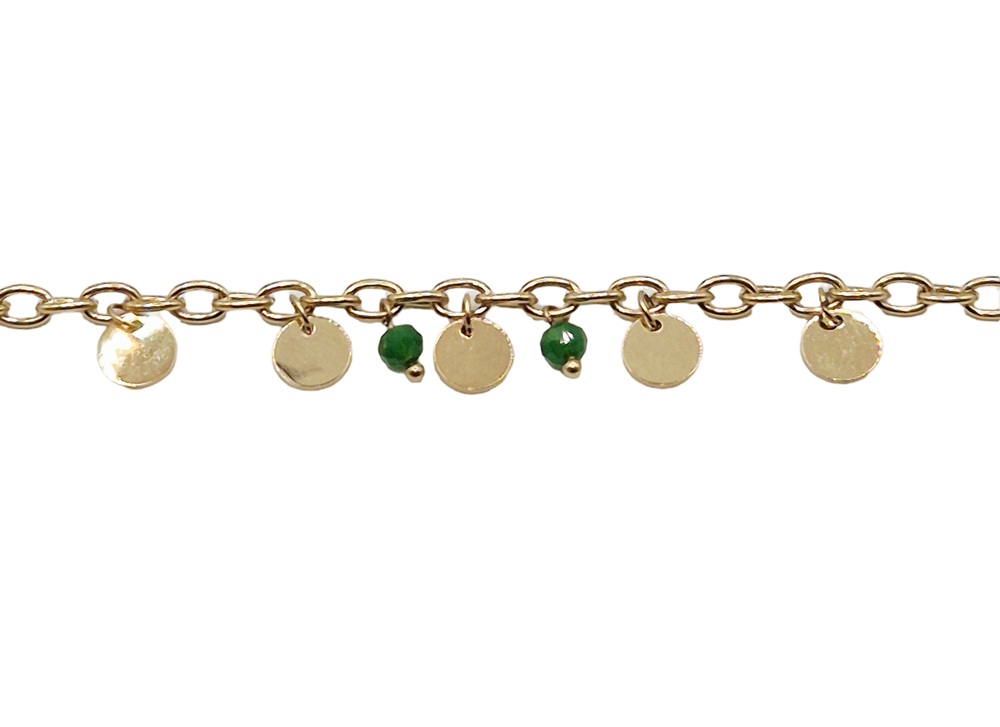 Emerald Charm Bracelet JB6671