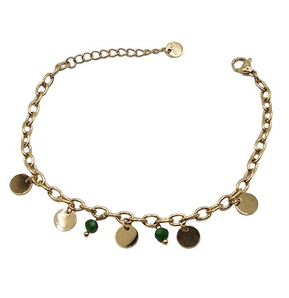 Emerald Charm Bracelet JB6671
