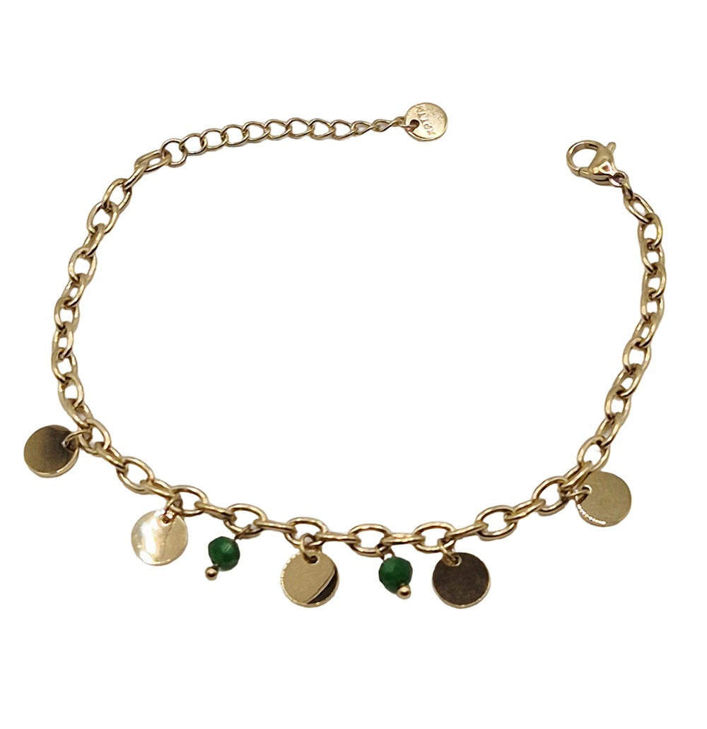 Emerald Charm Bracelet JB6671