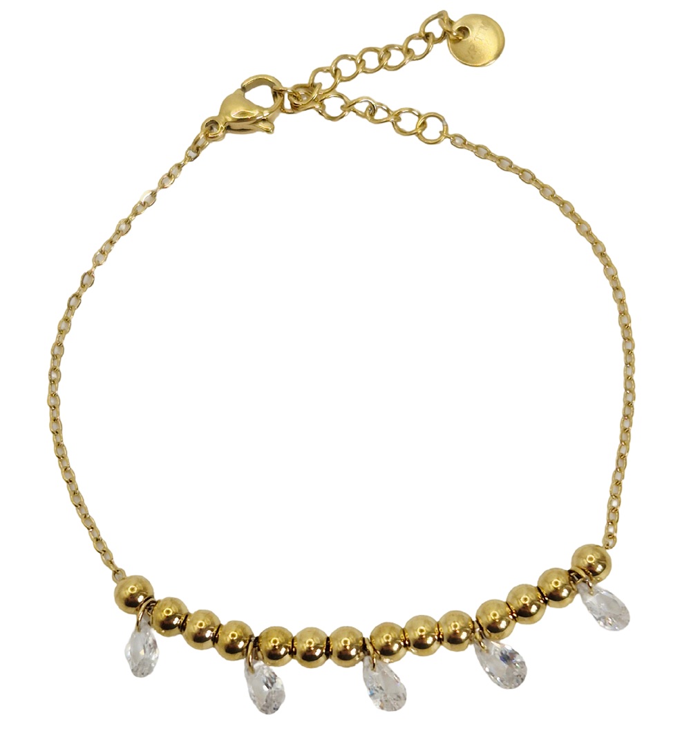 Golden Dewdrop Bracelet JB9357