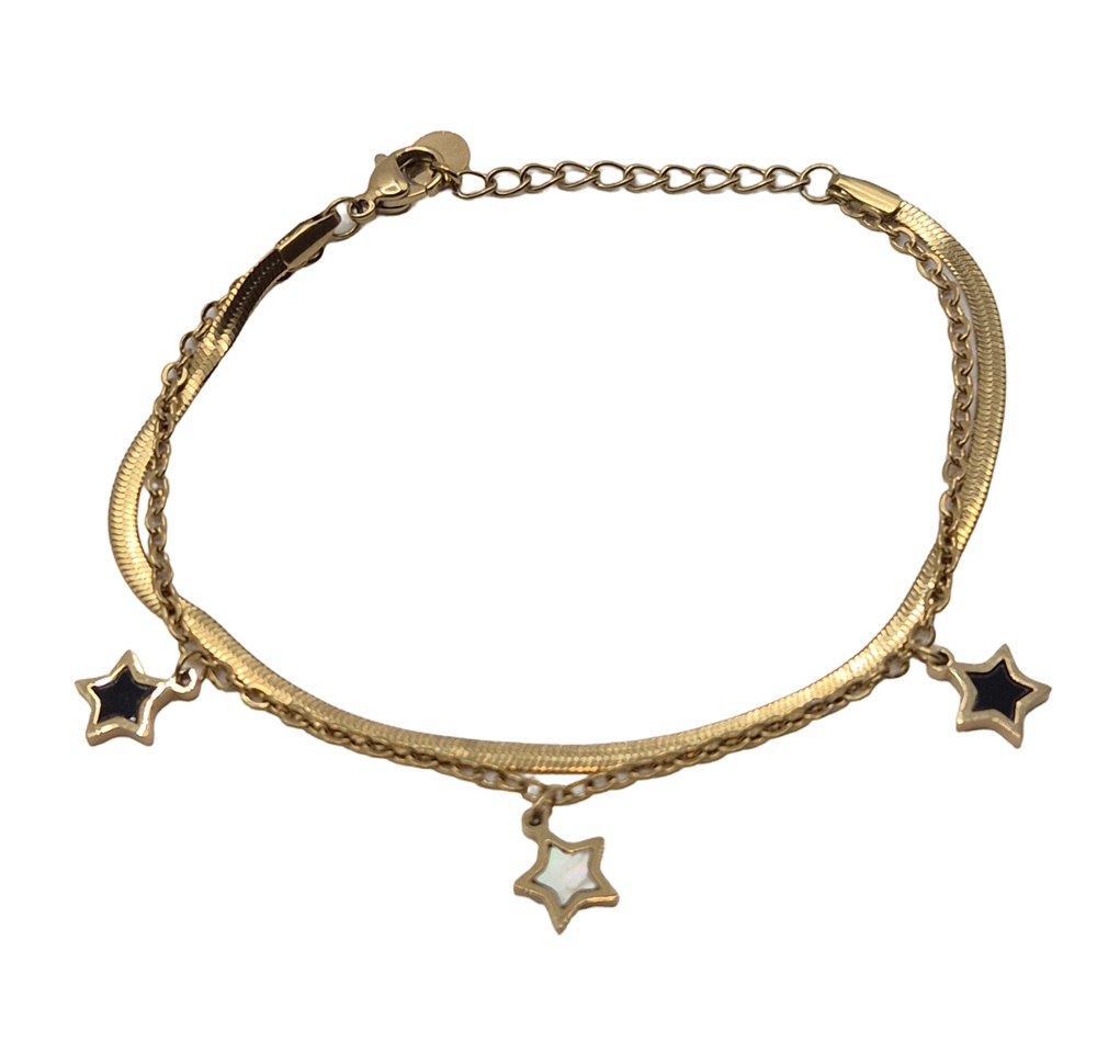 Starlit Duo Chain Bracelet JB7657