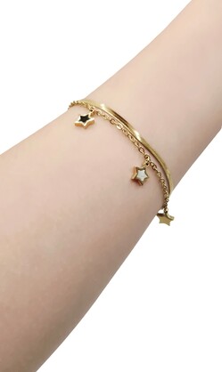 Starlit Duo Chain Bracelet JB7657