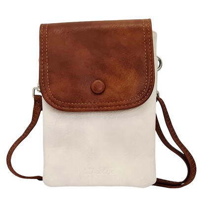 Trail Crossbody Bag HCL003-A White/Brown