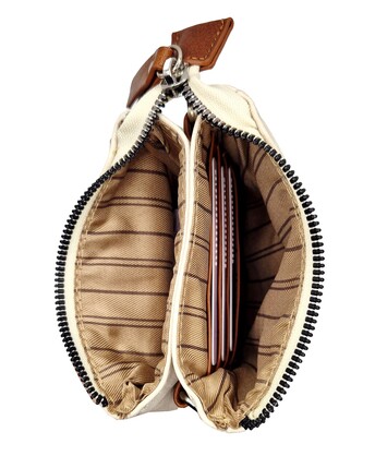 Trail Crossbody Bag HCL003-A White/Brown