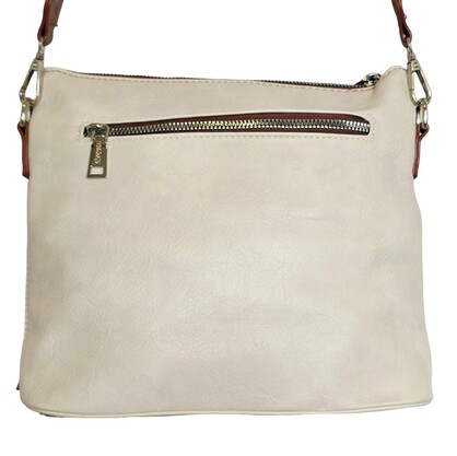 Biscotti Tassel Crossbody Bag  HCL001-A Cream - Tan