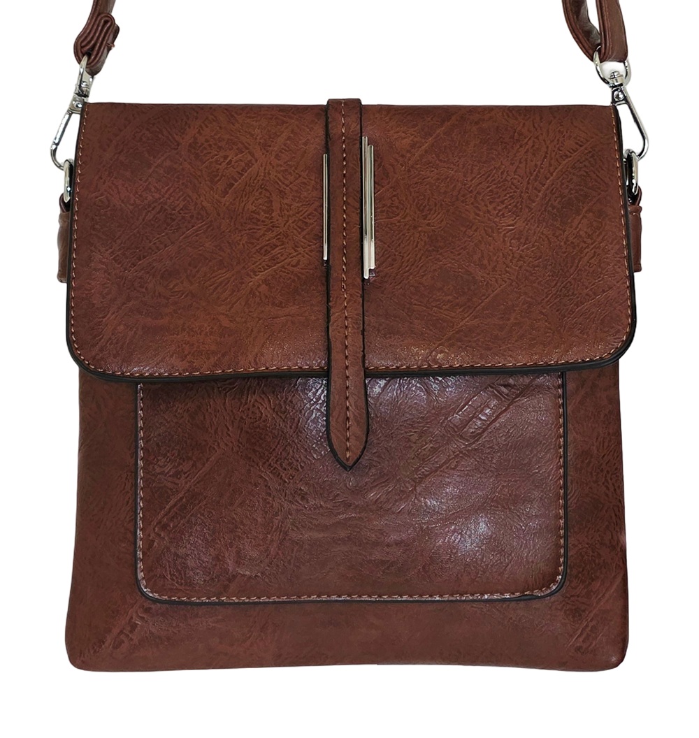 Chestnut Loop Crossbody Bag 2607-A Coffee