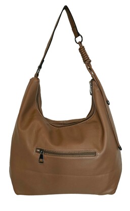 Caramel Loop Shoulder Tote 126401-C Caramel