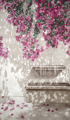 French Art of Living FRENCH WALL ART - BOUGAINVILLIERS