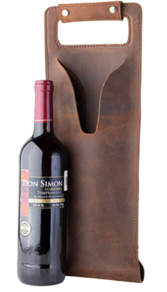 Leather Wine Bottle Holder