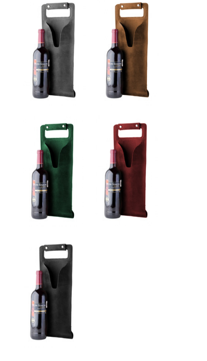 Leather Wine Bottle Holder