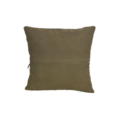 Upcycled Canvas and Rug Homedecor Frido Cushion Cover