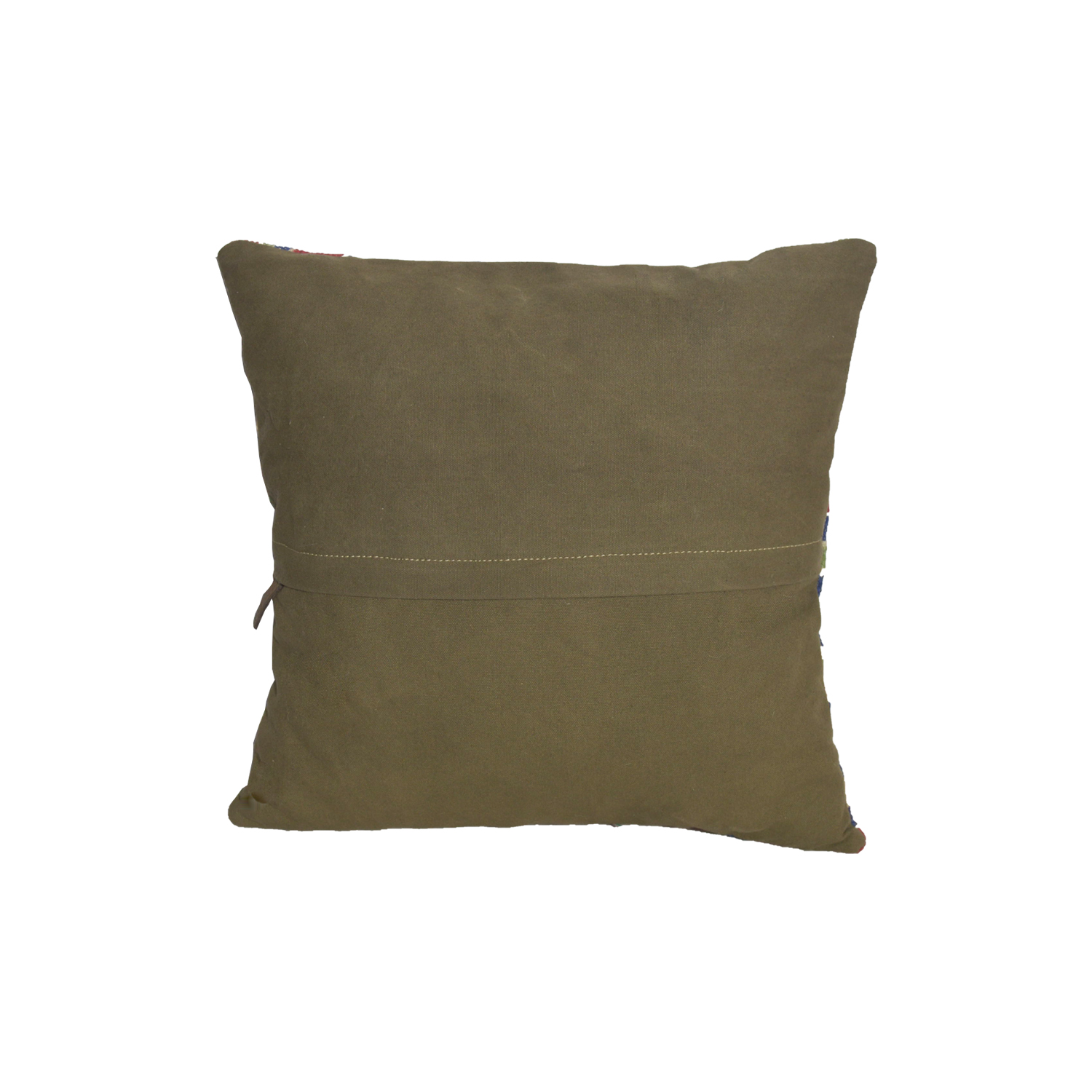 Upcycled Canvas and Rug Homedecor Frido Cushion Cover