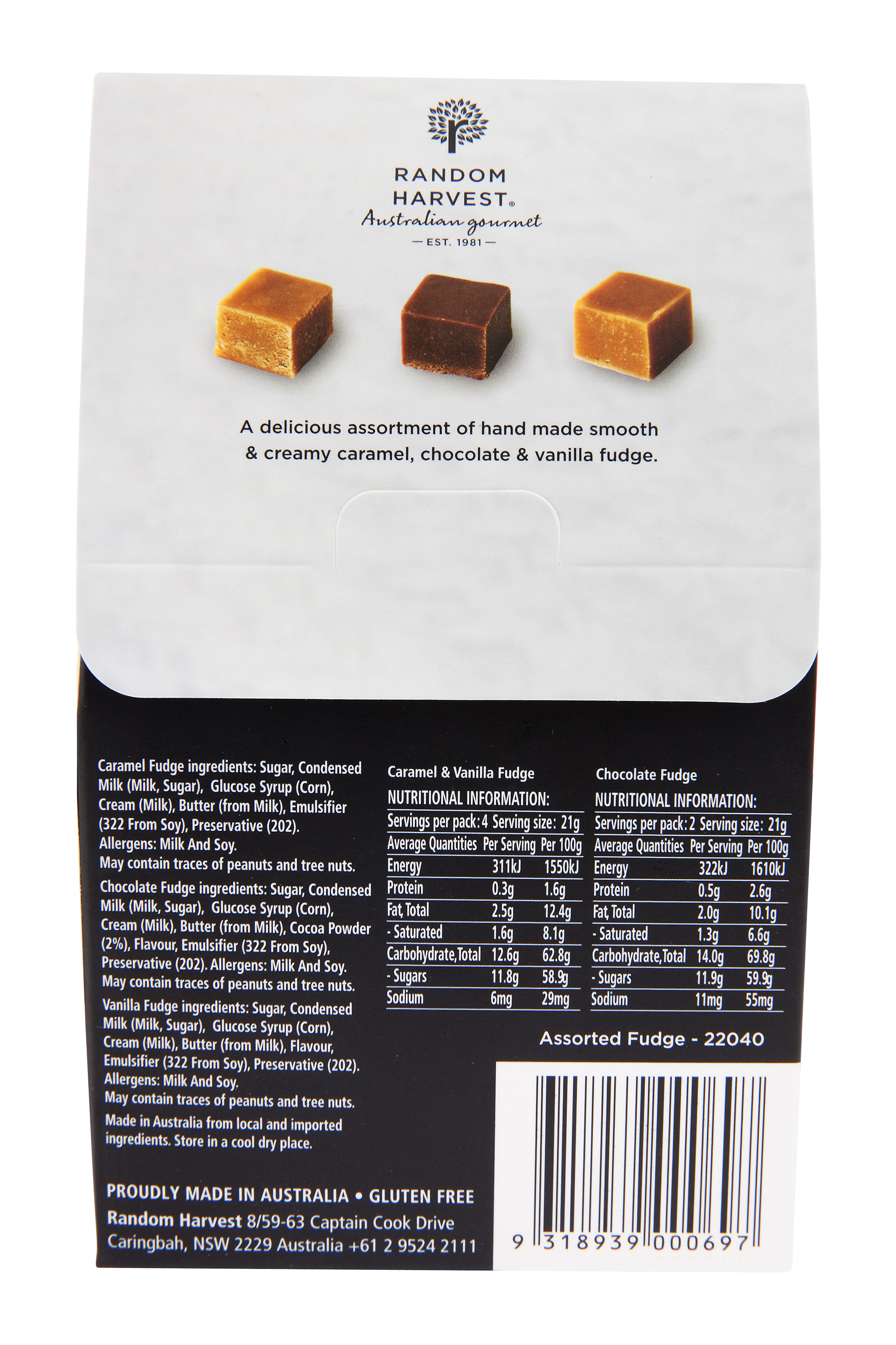 Assorted Fudge 125g