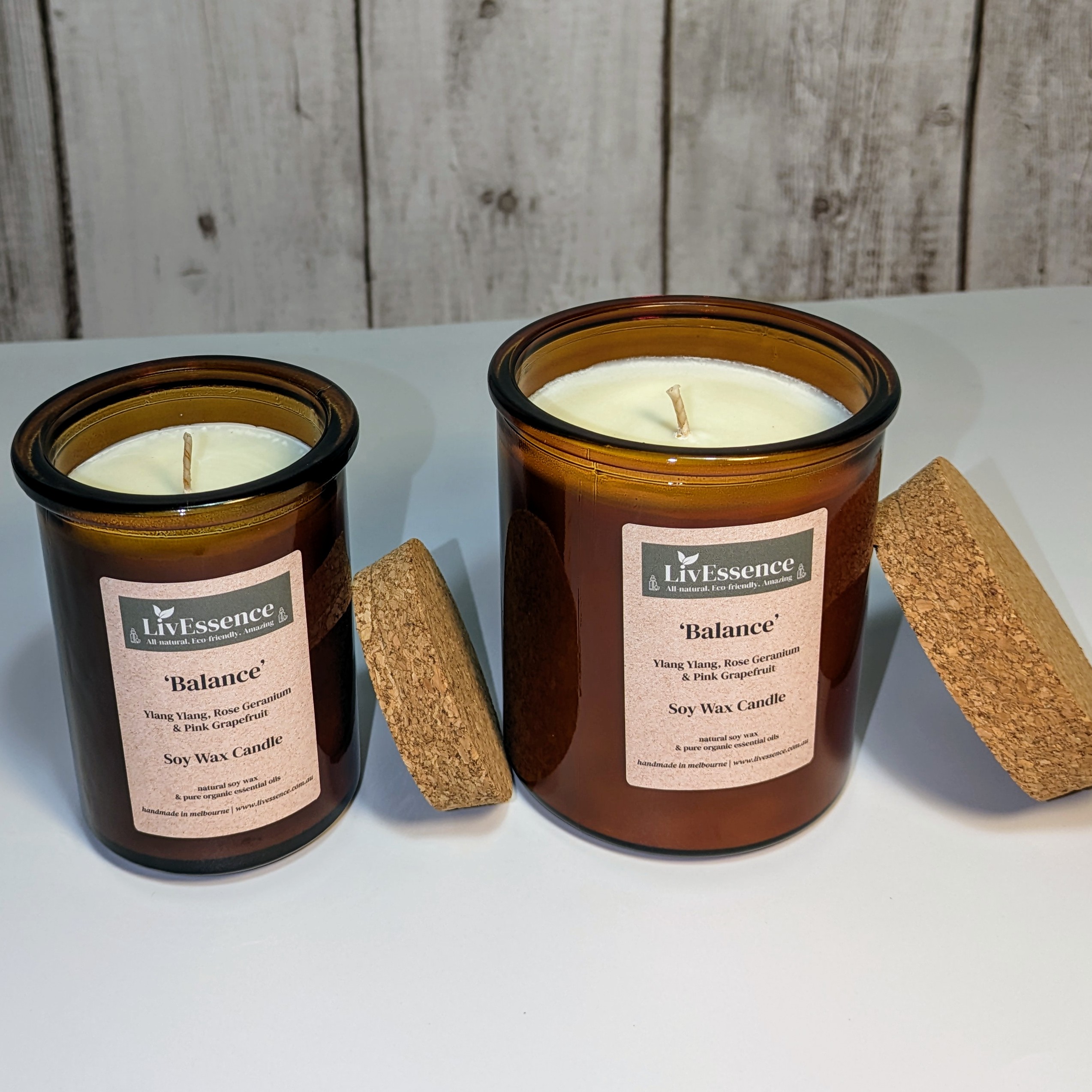 BALANCE - Soy wax candle in Apothecary glass