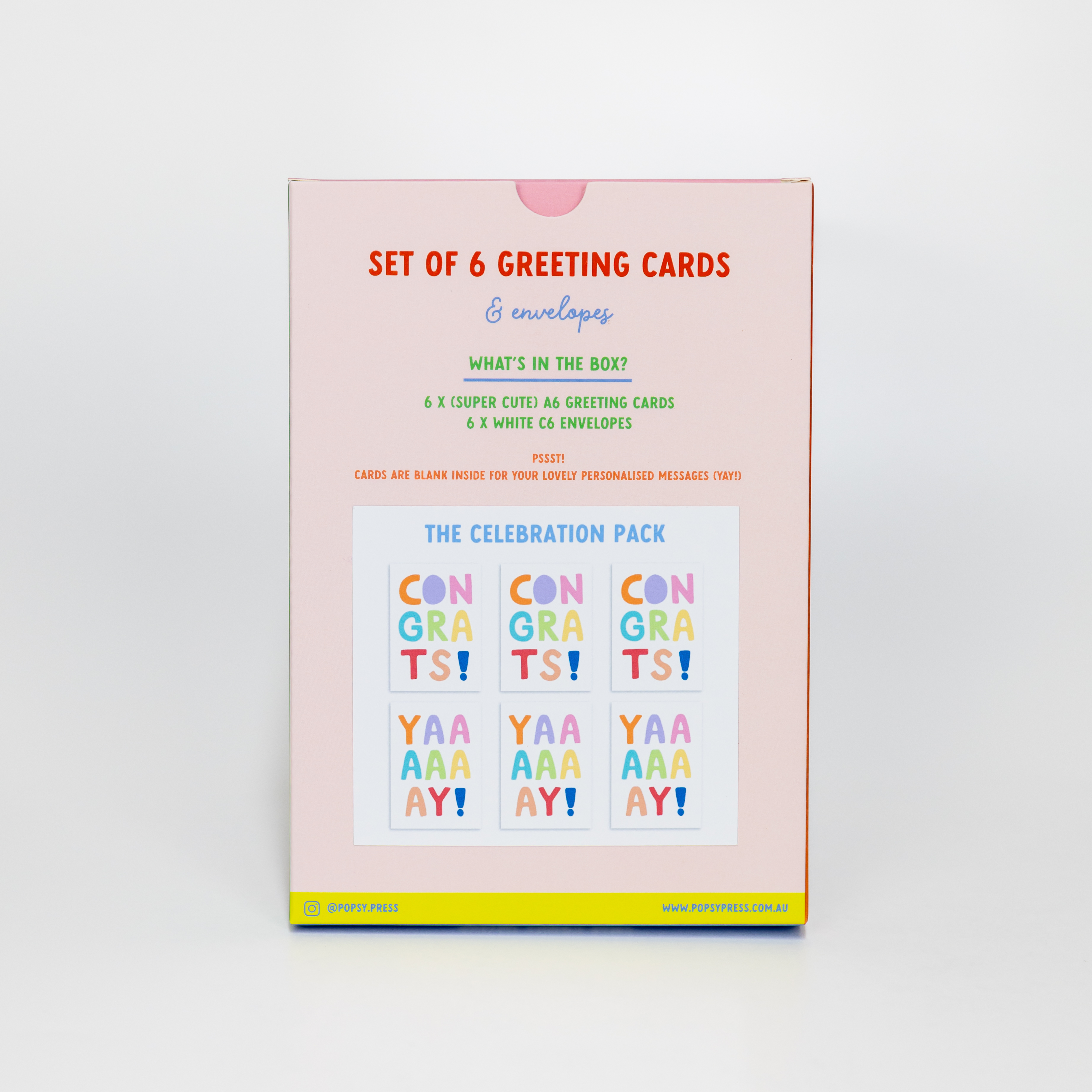 Congratulations Greeting Card Box Set - Congrats Card Set