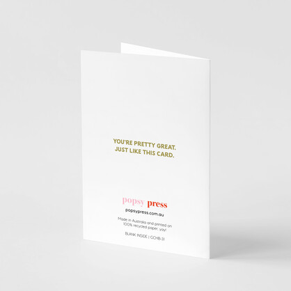 Retro Happy Birthday Card - 70s Inspired Birthday Card