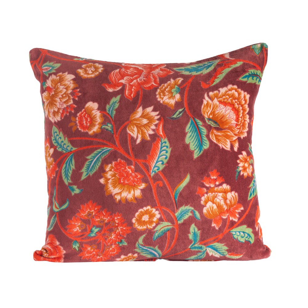 CUSHION COVER Lily Red-Floressents