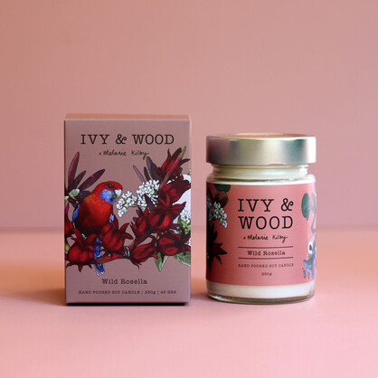 Australiana: Wild Rosella Scented Candle