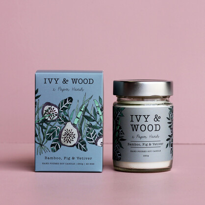 Botanical: Bamboo, Fig & Vetiver Scented Candle
