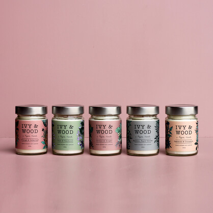 Botanical: Bamboo, Fig & Vetiver Scented Candle
