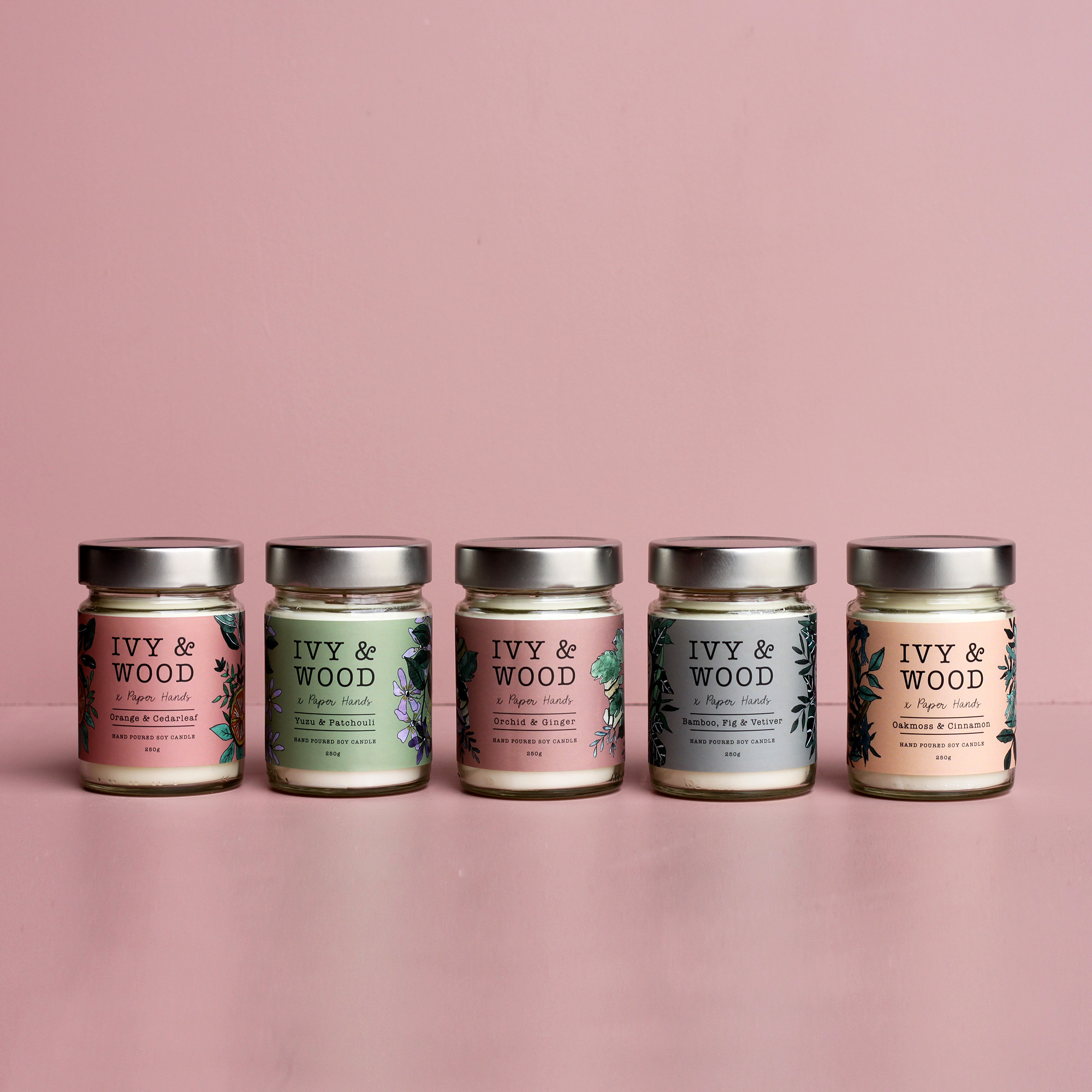 Botanical: Bamboo, Fig & Vetiver Scented Candle