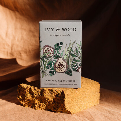 Botanical: Bamboo, Fig & Vetiver Scented Candle