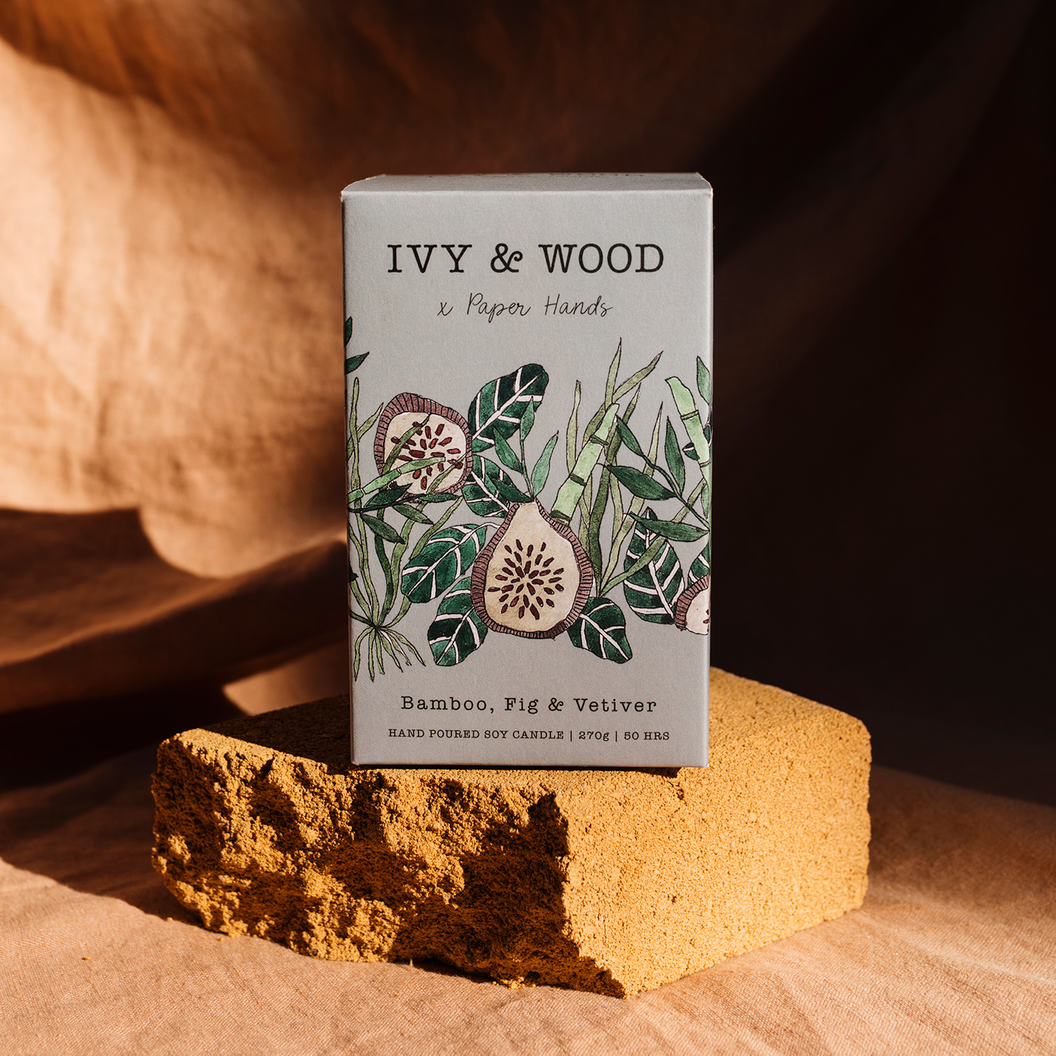 Botanical: Bamboo, Fig & Vetiver Scented Candle