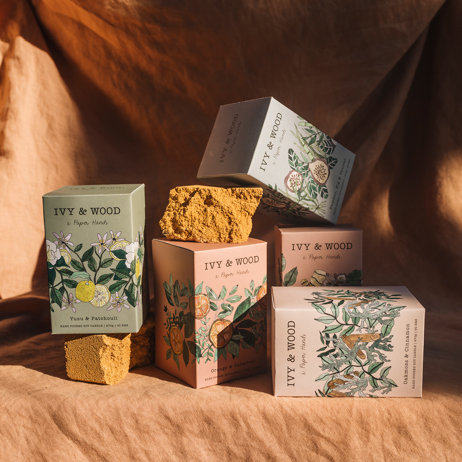 Botanical: Orange & Cedarleaf Scented Candle