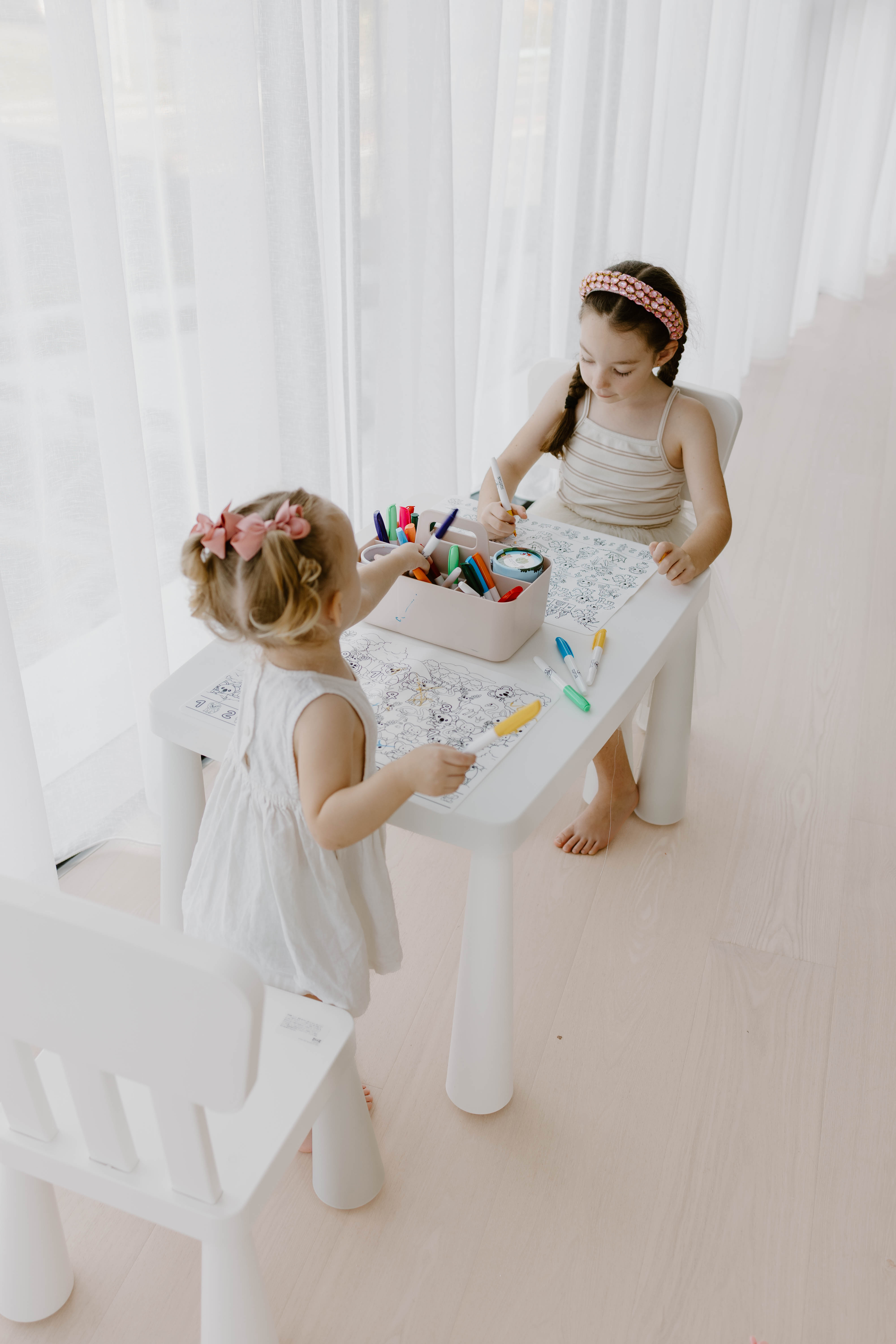 Seek N Spot Silicone Colouring Mat Animals