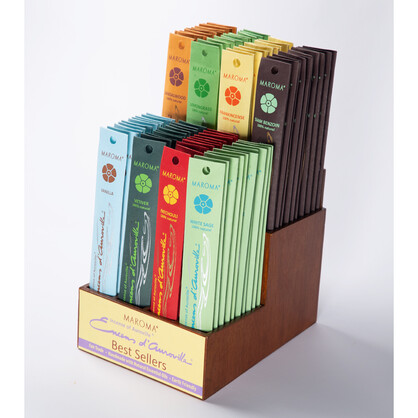 Incense Wooden Display Stand - 8 Fragrances - Free Stand & Free Shipping